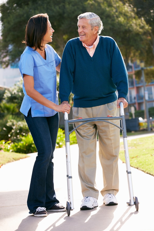 Senior fall risk management helps loved ones create a safe environment for their aging seniors.