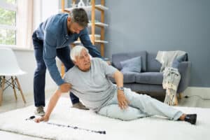 Stay steady and safe with senior fall risk management designed to reduce risks and protect independence.