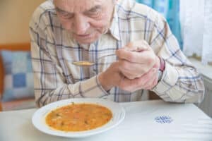 Alzheimer’s home care helps make mealtimes safer, calmer, and more enjoyable.